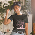Short-Sleeve Women's T-Shirt | Soft Feels Strong Vibes Black T-Shirt AwRans Clothing unisex-basic-softstyle-t-shirt-black-front-67b051363d6dd