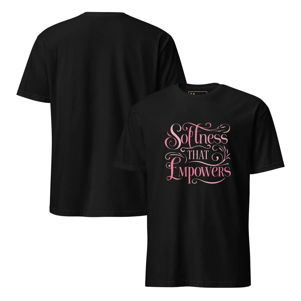 Short-Sleeve Women's T-Shirt | Softness That Empowers T-Shirt AwRans Clothing unisex-basic-softstyle-t-shirt-black-front-and-back-67b010c6acfae