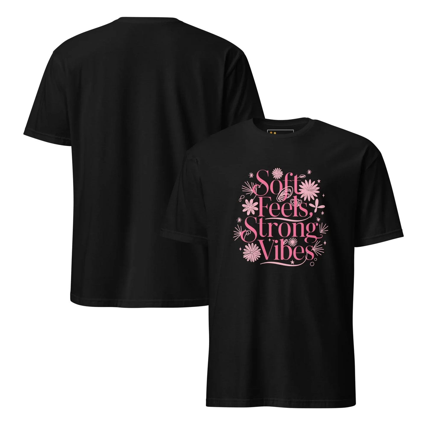 Short-Sleeve Women's T-Shirt | Soft Feels,Strong Vibes - AwRans Clothing
