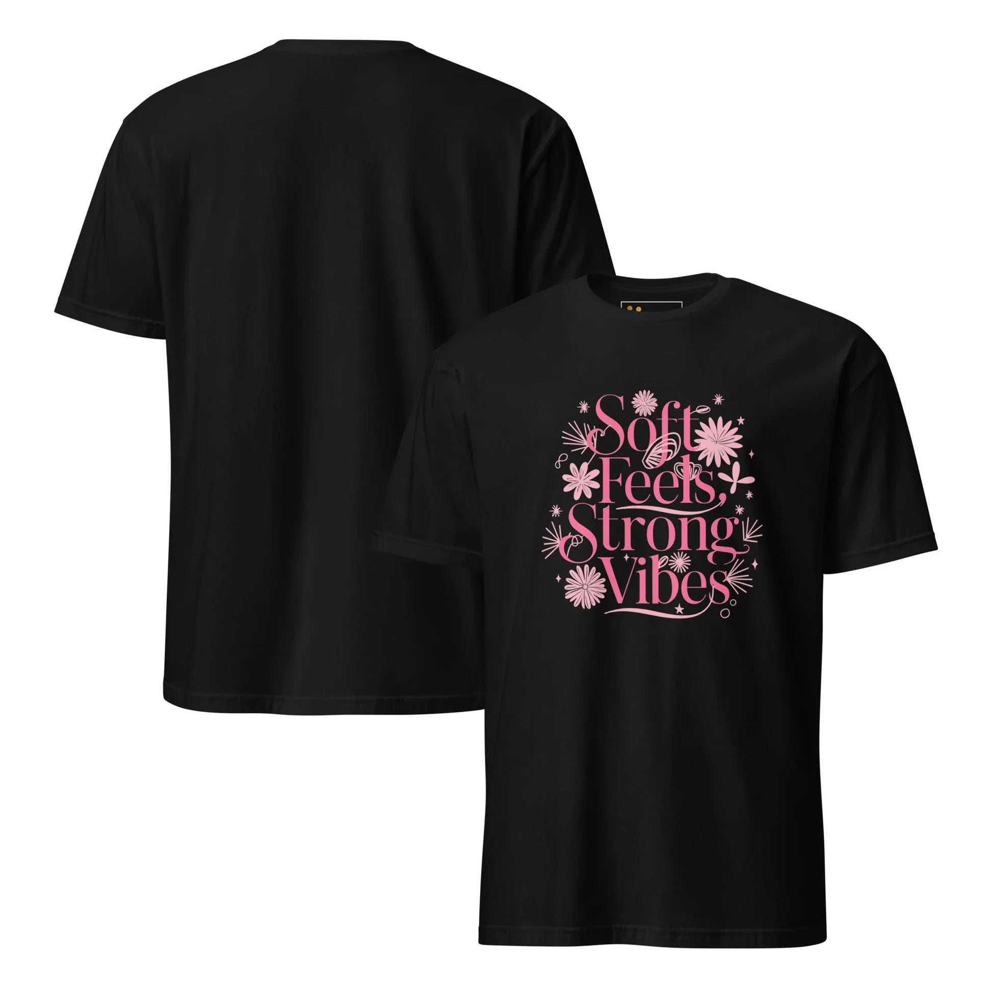 Short-Sleeve Women's T-Shirt | Soft Feels,Strong Vibes - AwRans Clothing
