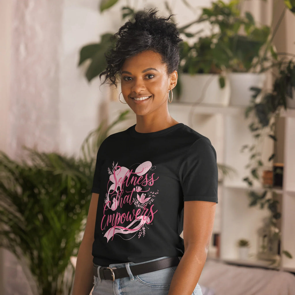 Short-Sleeve Women's T-Shirt | Softness That Empowers T-Shirt AwRans Clothing unisex-basic-softstyle-t-shirt-black-left-front-67b0144d2b22d