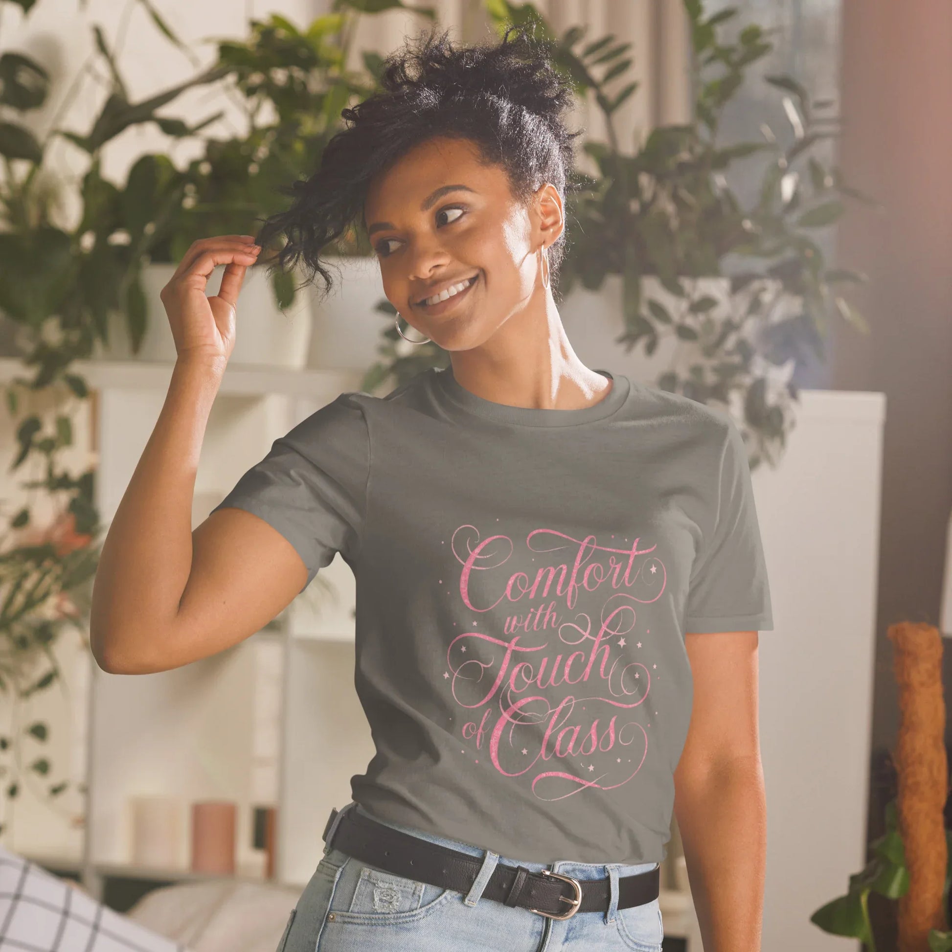 Short-Sleeve Women's T-Shirt | Comfort With Touch Of Class - AwRans Clothing