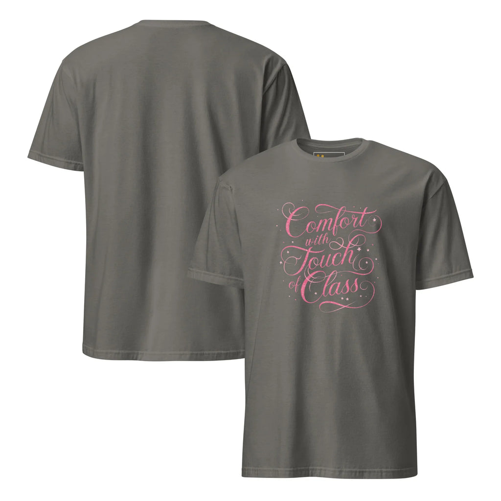 Short-Sleeve Women's T-Shirt | Comfort With Touch Of Class T-Shirt AwRans Clothing unisex-basic-softstyle-t-shirt-charcoal-front-and-back-67b05e83ab451