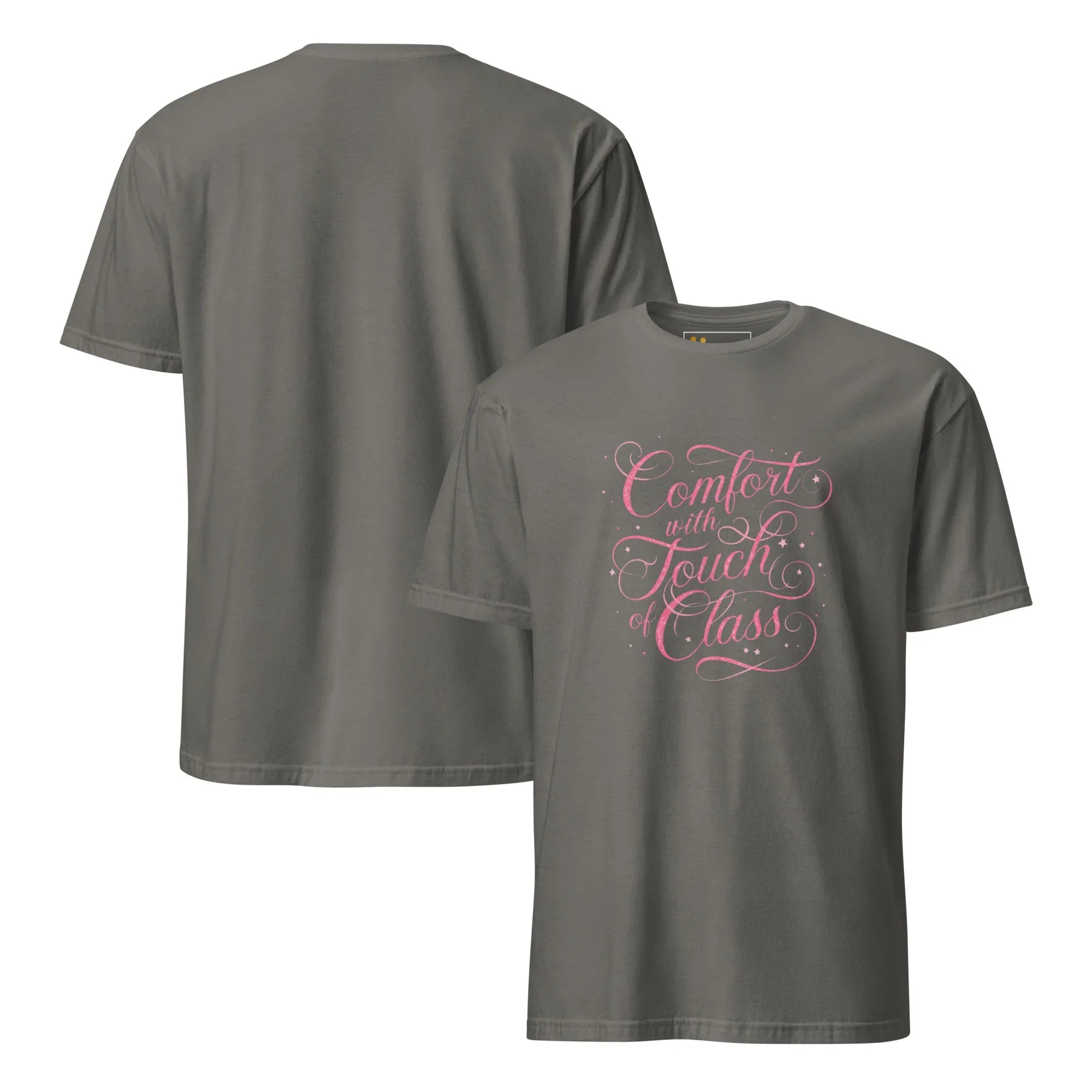 Short-Sleeve Women's T-Shirt | Comfort With Touch Of Class T-Shirt AwRans Clothing unisex-basic-softstyle-t-shirt-charcoal-front-and-back-67b05e83ab451