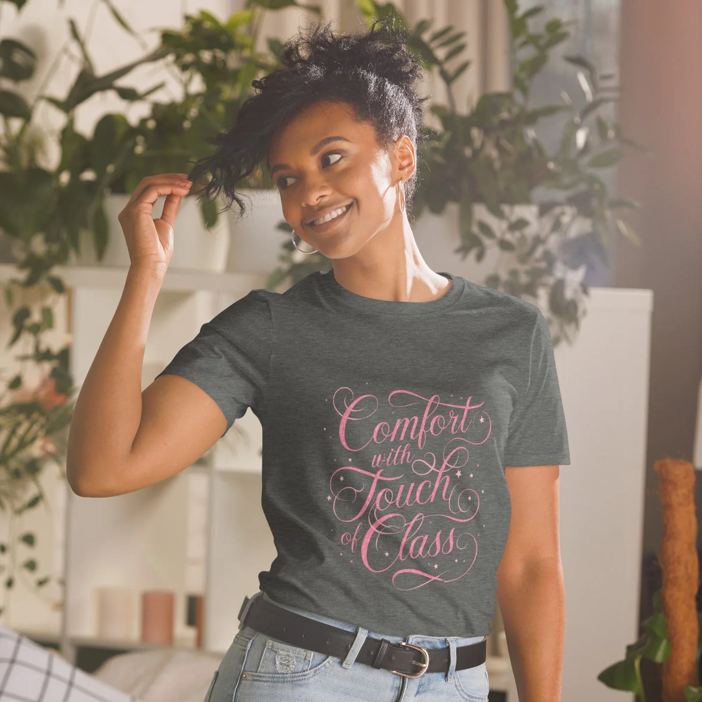 Short-Sleeve Women's T-Shirt | Comfort With Touch Of Class - AwRans Clothing