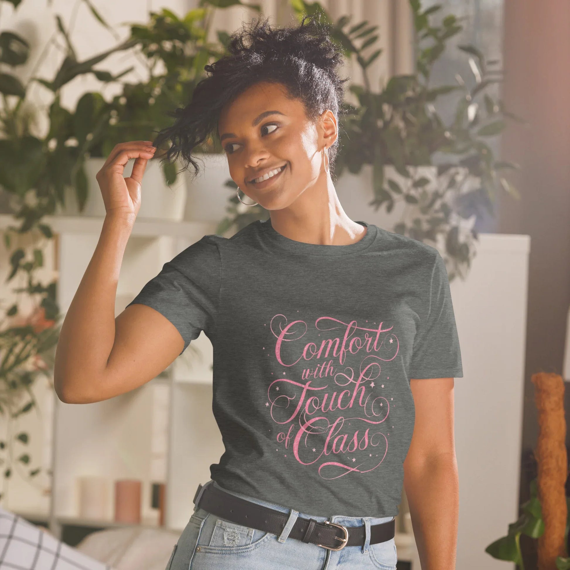 Short-Sleeve Women's T-Shirt | Comfort With Touch Of Class - AwRans Clothing