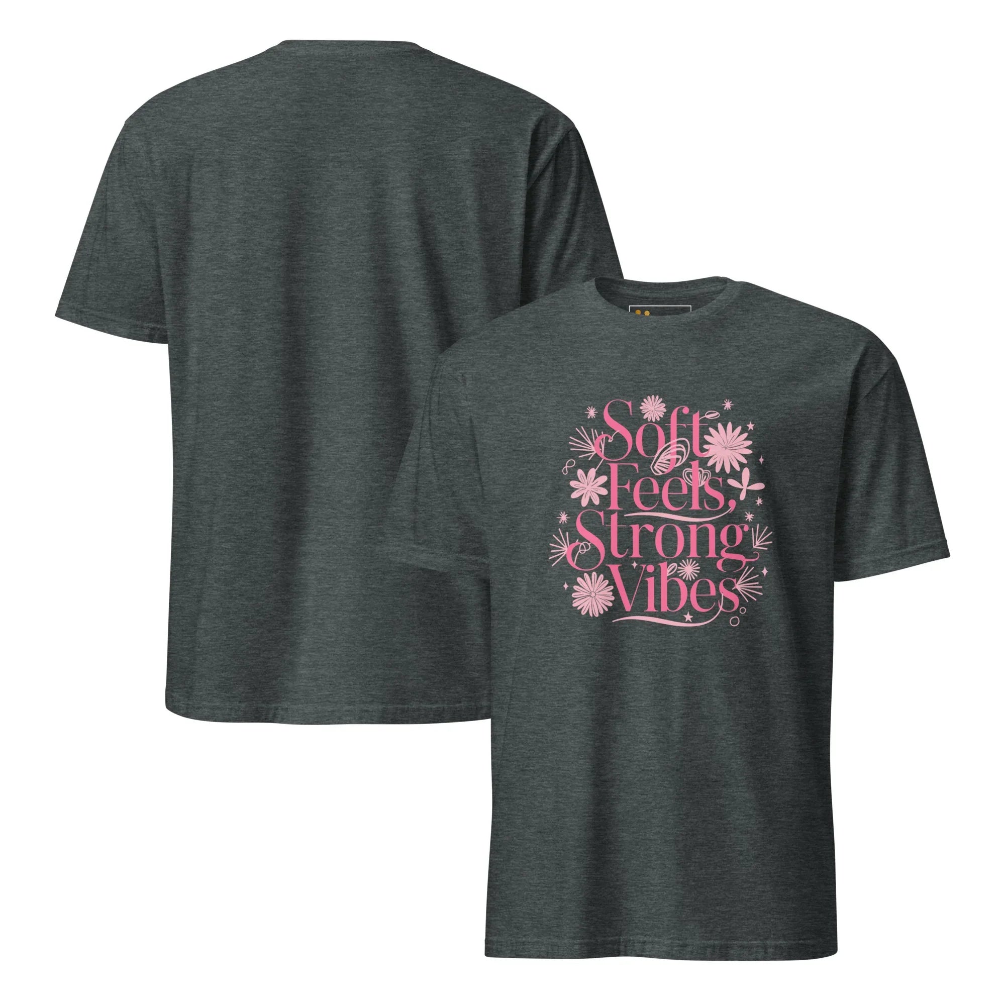 Short-Sleeve Women's T-Shirt | Soft Feels,Strong Vibes - AwRans Clothing