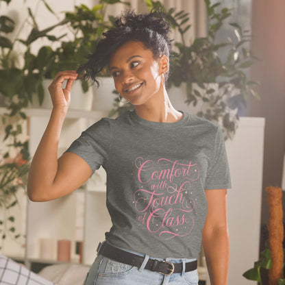 Short-Sleeve Women's T-Shirt | Comfort With Touch Of Class - AwRans Clothing