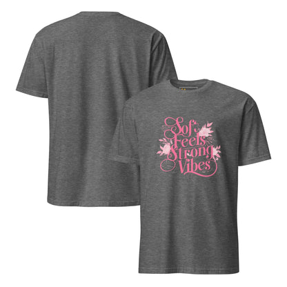 Short-Sleeve Women's T-Shirt | Soft Feels Strong Vibes - AwRans Clothing