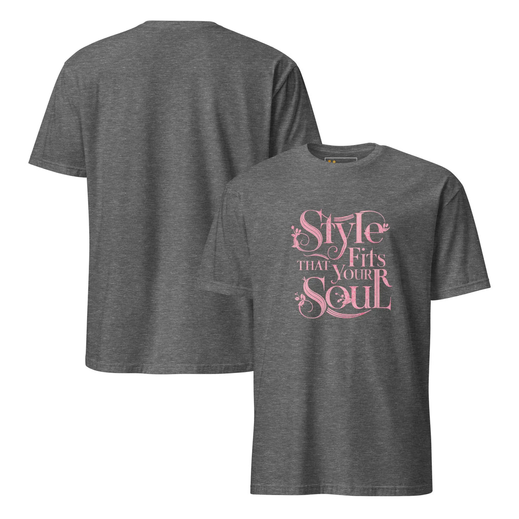 Short-Sleeve Women's T-Shirt | Style That Fits Your Soul T-Shirt AwRans Clothing unisex-basic-softstyle-t-shirt-graphite-heather-front-and-back-67b052b2c2625