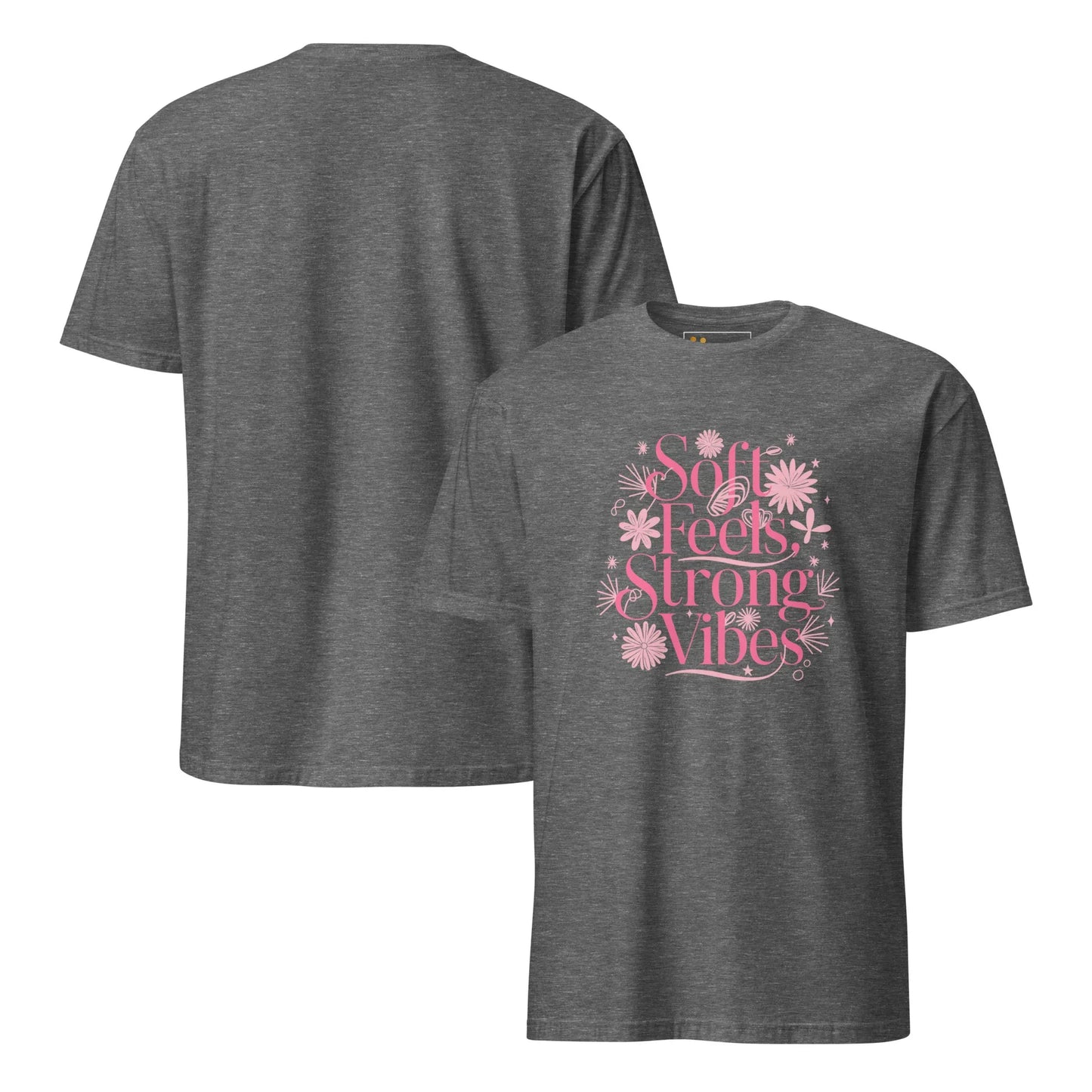 Short-Sleeve Women's T-Shirt | Soft Feels,Strong Vibes - AwRans Clothing