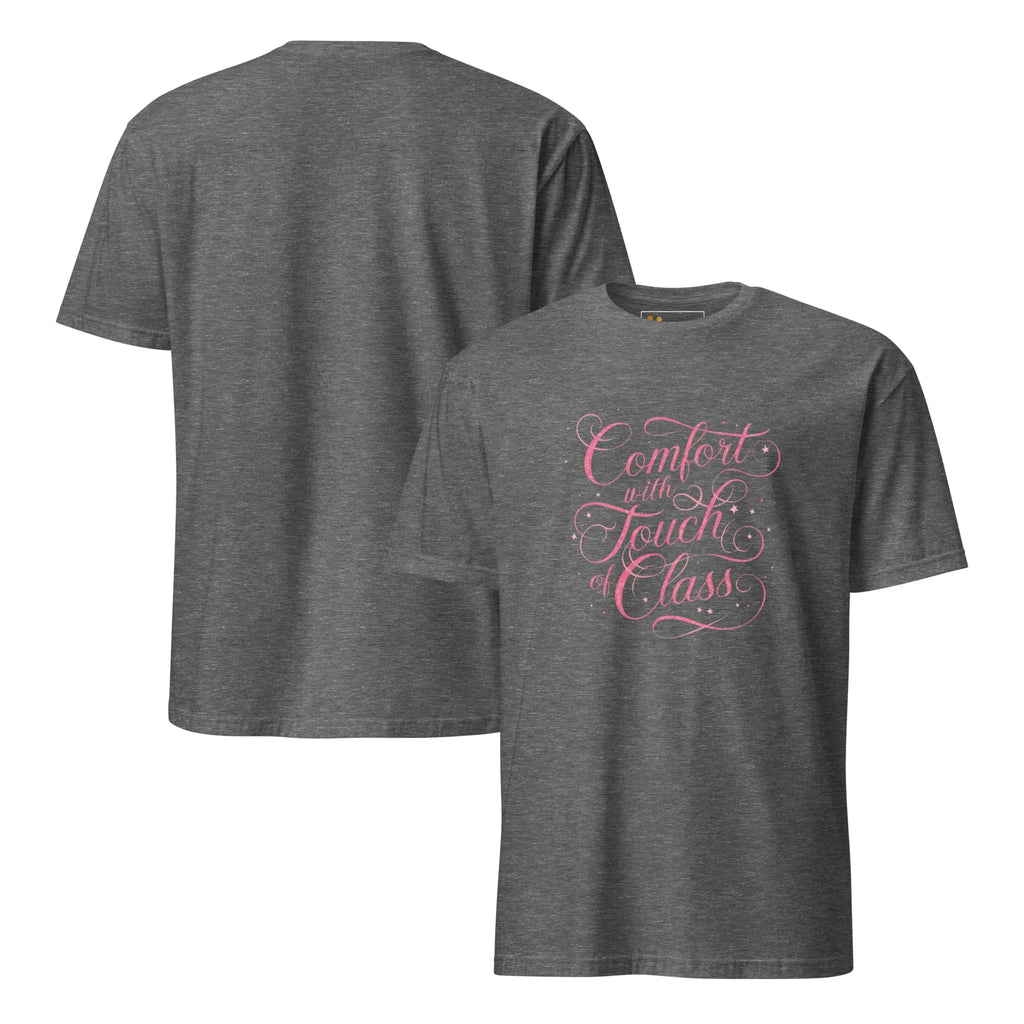 Short-Sleeve Women's T-Shirt | Comfort With Touch Of Class T-Shirt AwRans Clothing unisex-basic-softstyle-t-shirt-graphite-heather-front-and-back-67b05e839e9eb