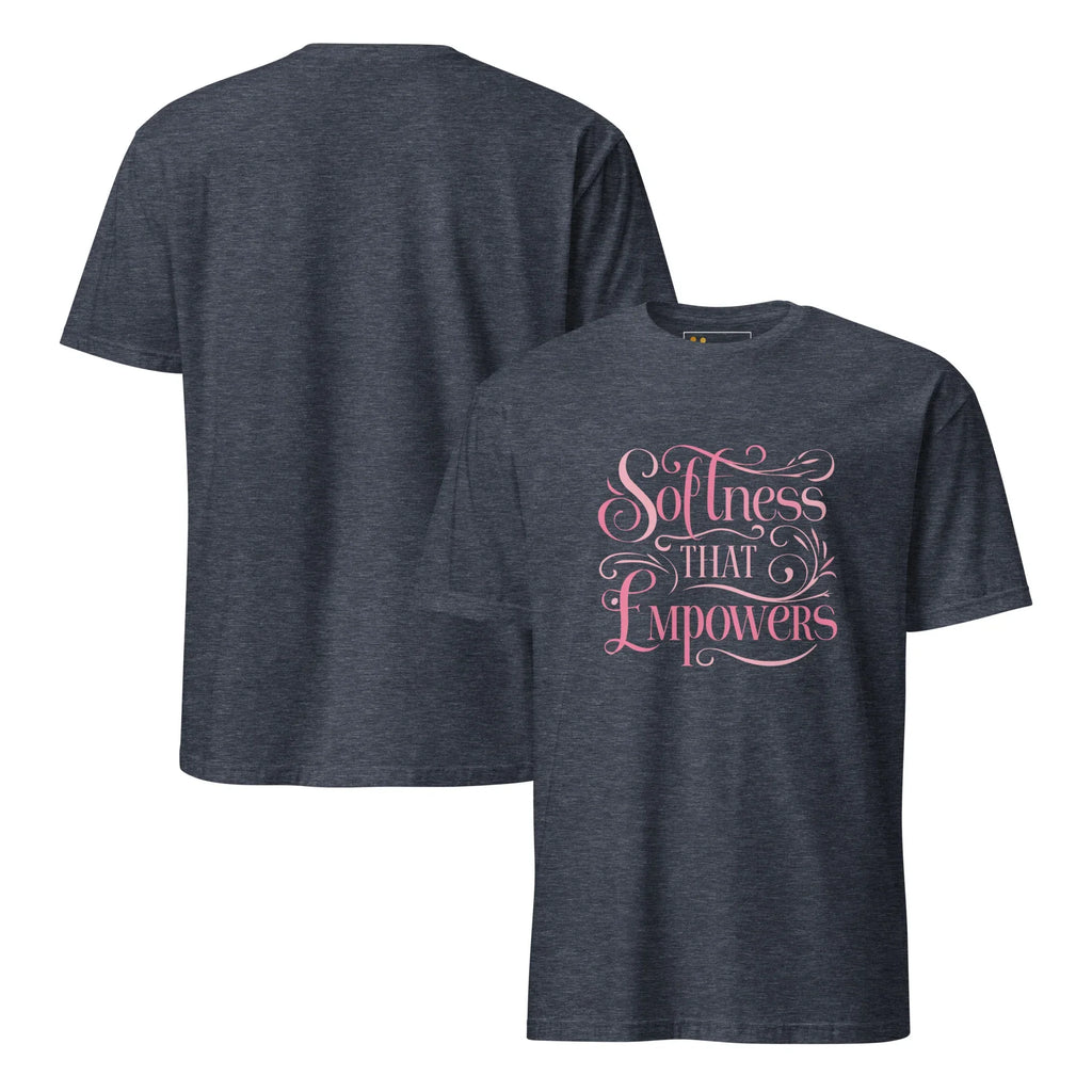 Short-Sleeve Women's T-Shirt | Softness That Empowers T-Shirt AwRans Clothing unisex-basic-softstyle-t-shirt-heather-navy-front-and-back-67b010c73018e