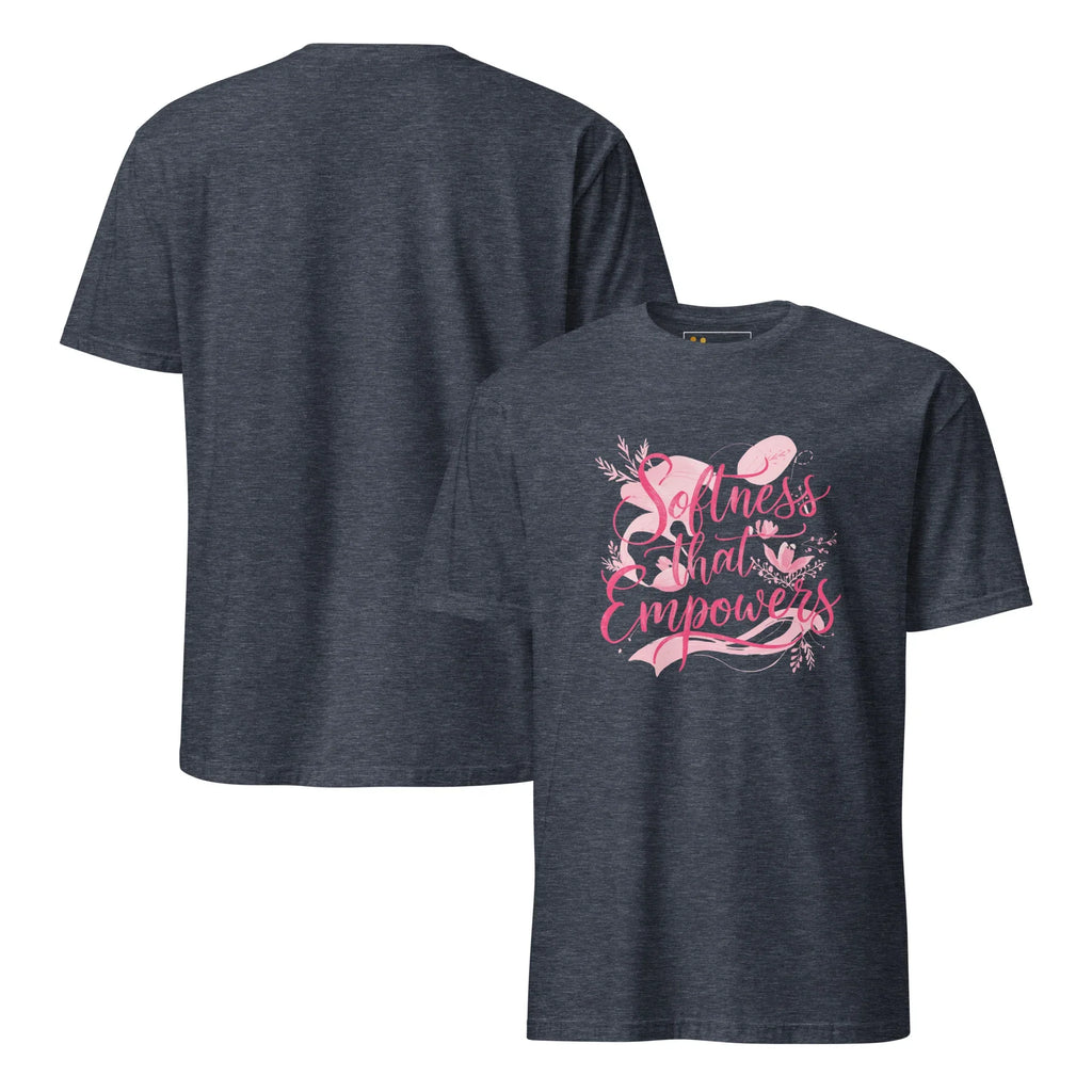 Short-Sleeve Women's T-Shirt | Softness That Empowers T-Shirt AwRans Clothing unisex-basic-softstyle-t-shirt-heather-navy-front-and-back-67b0144d26858