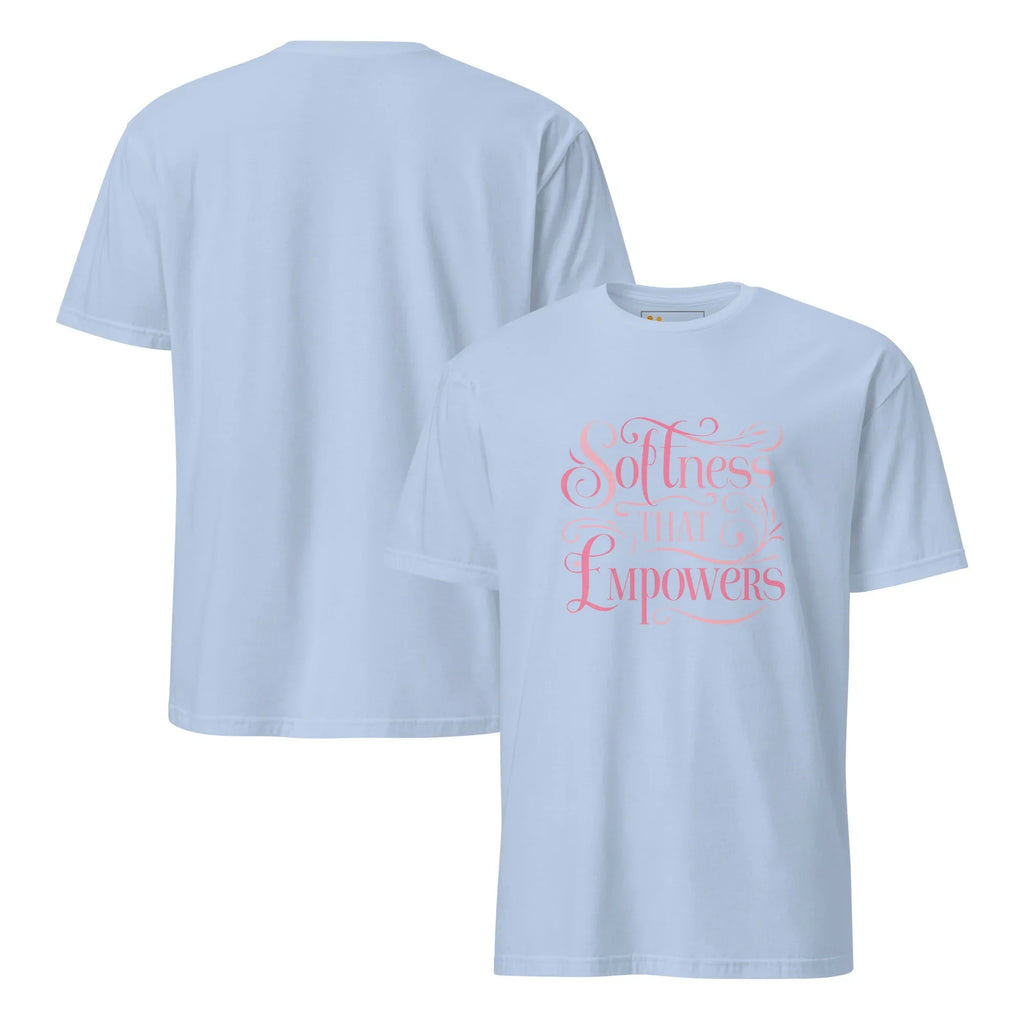 Short-Sleeve Women's T-Shirt | Softness That Empowers T-Shirt AwRans Clothing unisex-basic-softstyle-t-shirt-light-blue-front-and-back-67b010c6e9d59