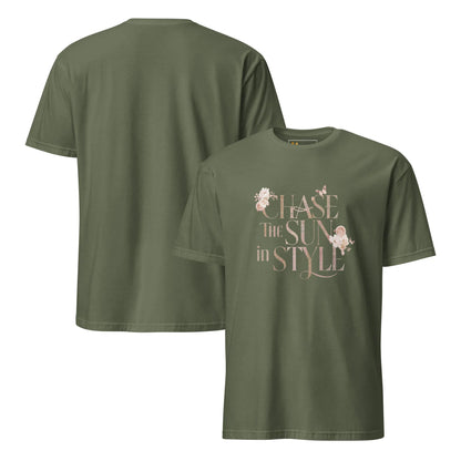 Short-Sleeve Women's T-Shirt | Chase The Sun In Style - AwRans Clothing
