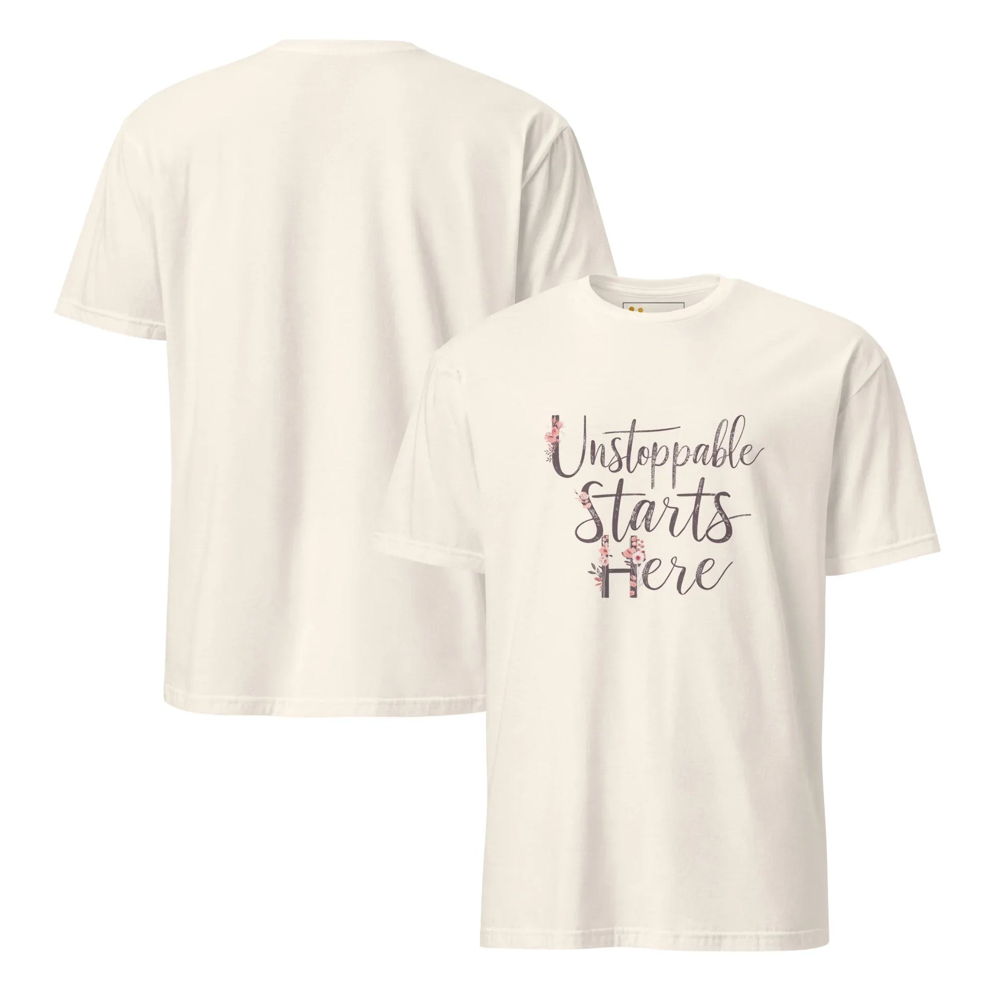Short-Sleeve Women's T-Shirt | Unstoppablr Starts Here - AwRans Clothing