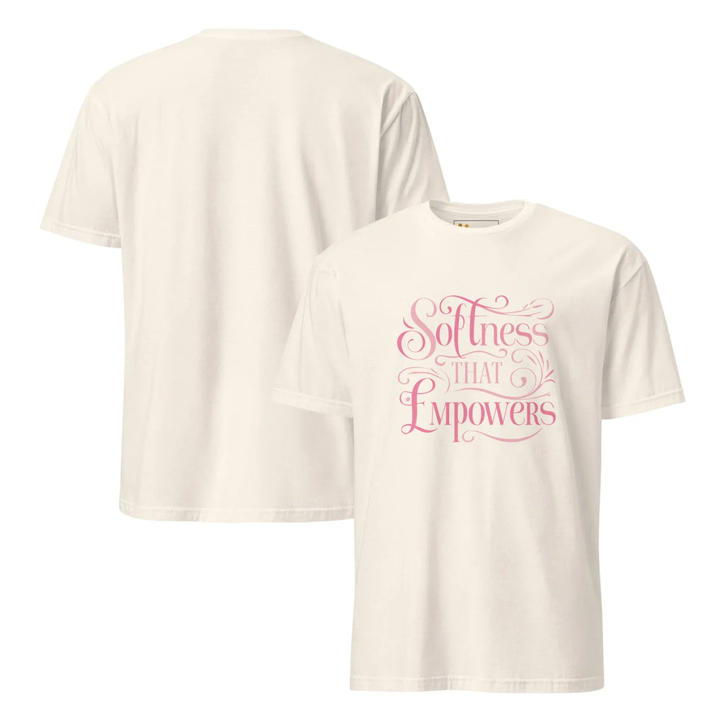 Short-Sleeve Women's T-Shirt | Softness That Empowers T-Shirt AwRans Clothing unisex-basic-softstyle-t-shirt-natural-front-and-back-67b010c712971
