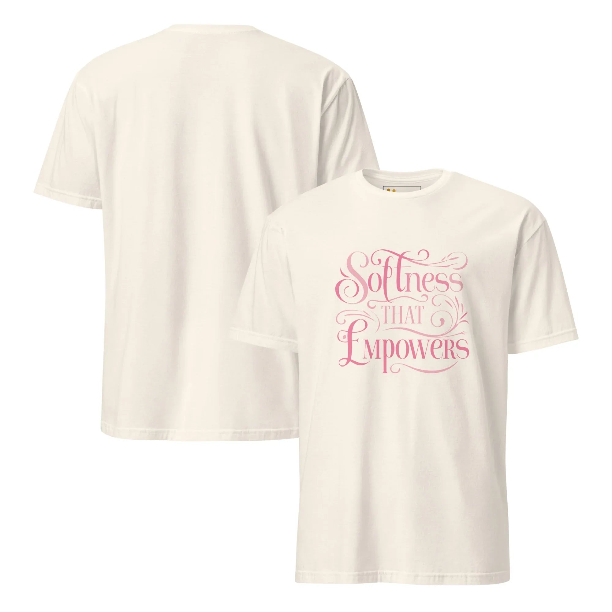 Short-Sleeve Women's T-Shirt | Softness That Empowers T-Shirt AwRans Clothing unisex-basic-softstyle-t-shirt-natural-front-and-back-67b010c712971
