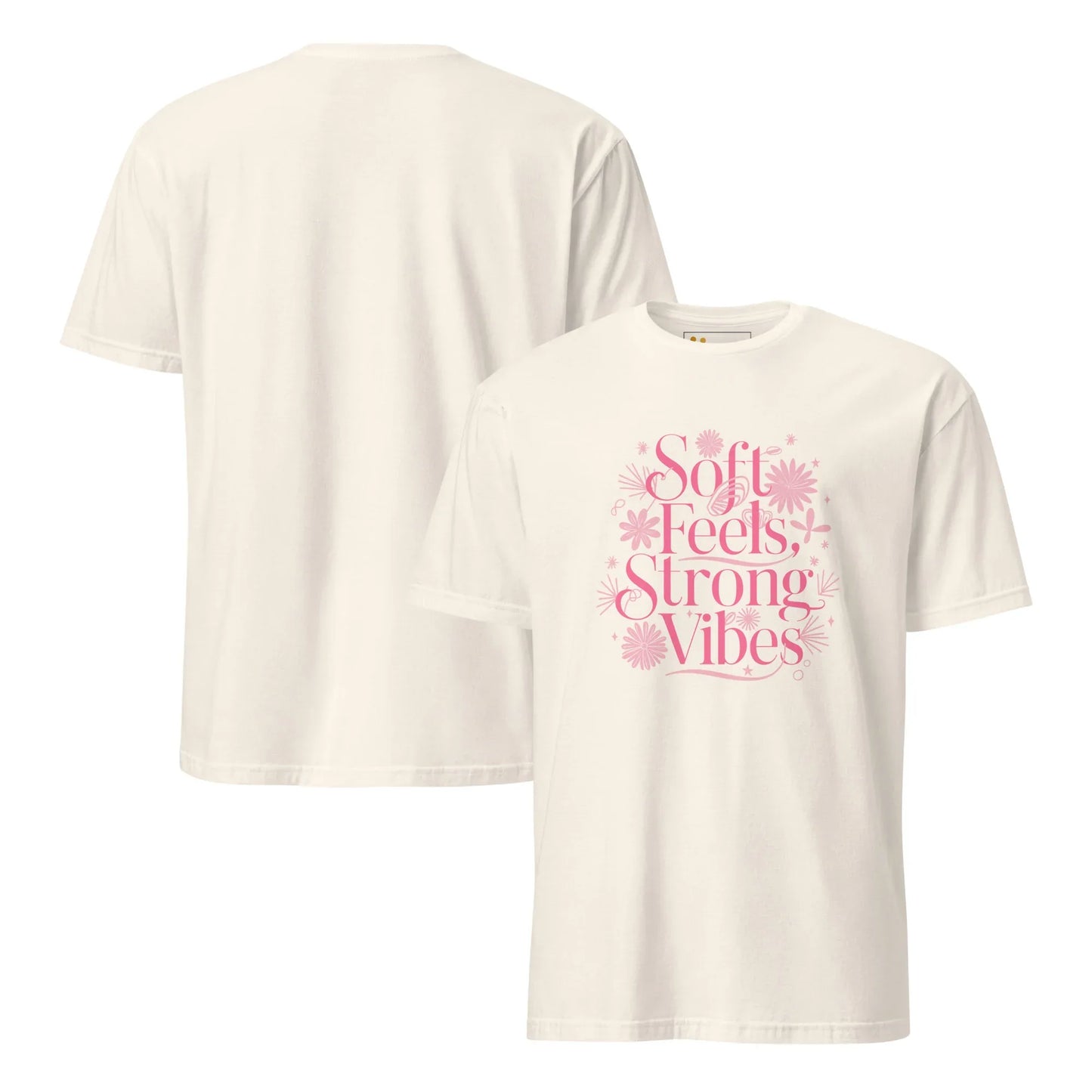 Short-Sleeve Women's T-Shirt | Soft Feels,Strong Vibes - AwRans Clothing