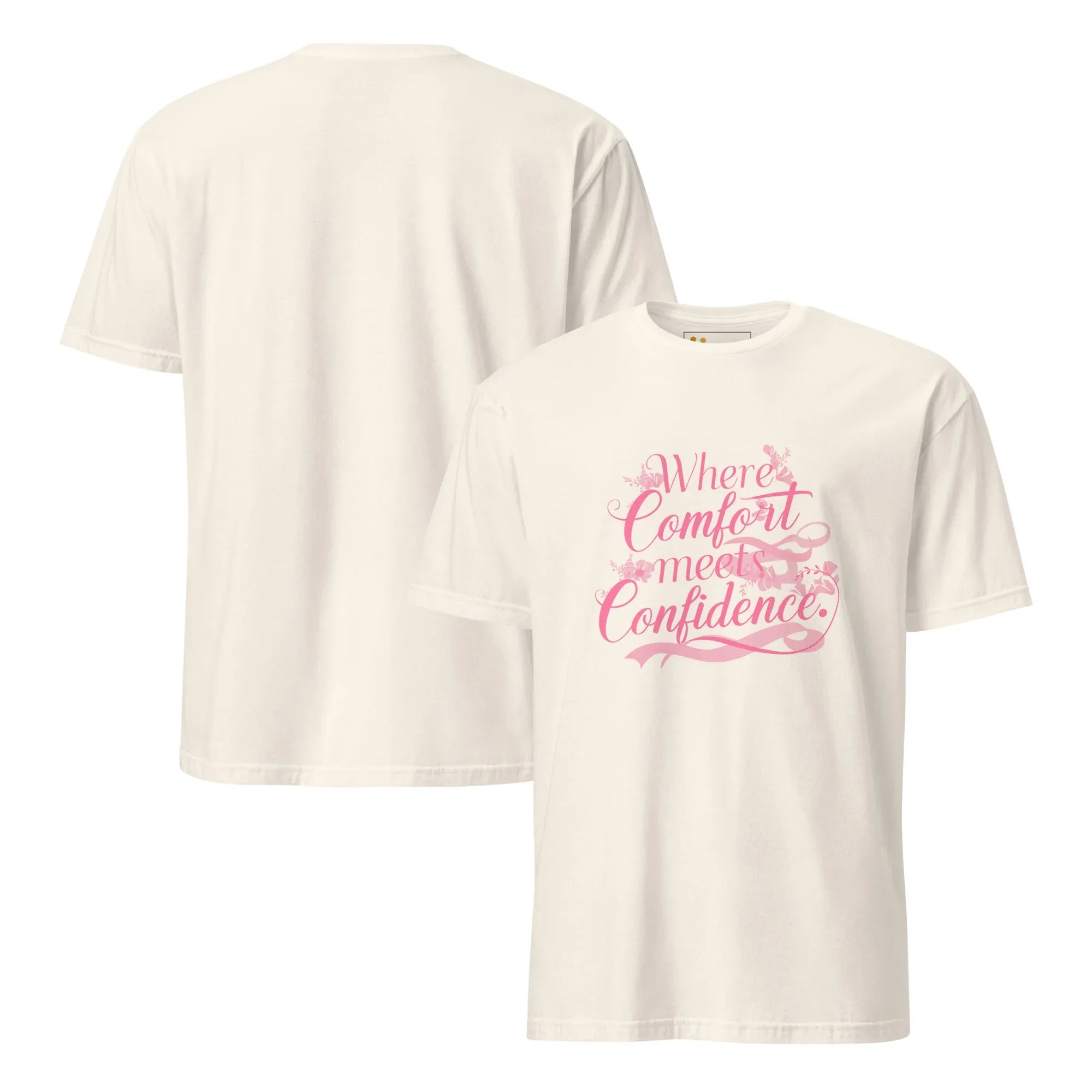 Short-Sleeve Women's T-Shirt | Where Comfort Meets Confidence T-Shirt AwRans Clothing unisex-basic-softstyle-t-shirt-natural-front-and-back-67b05c3ee7f90