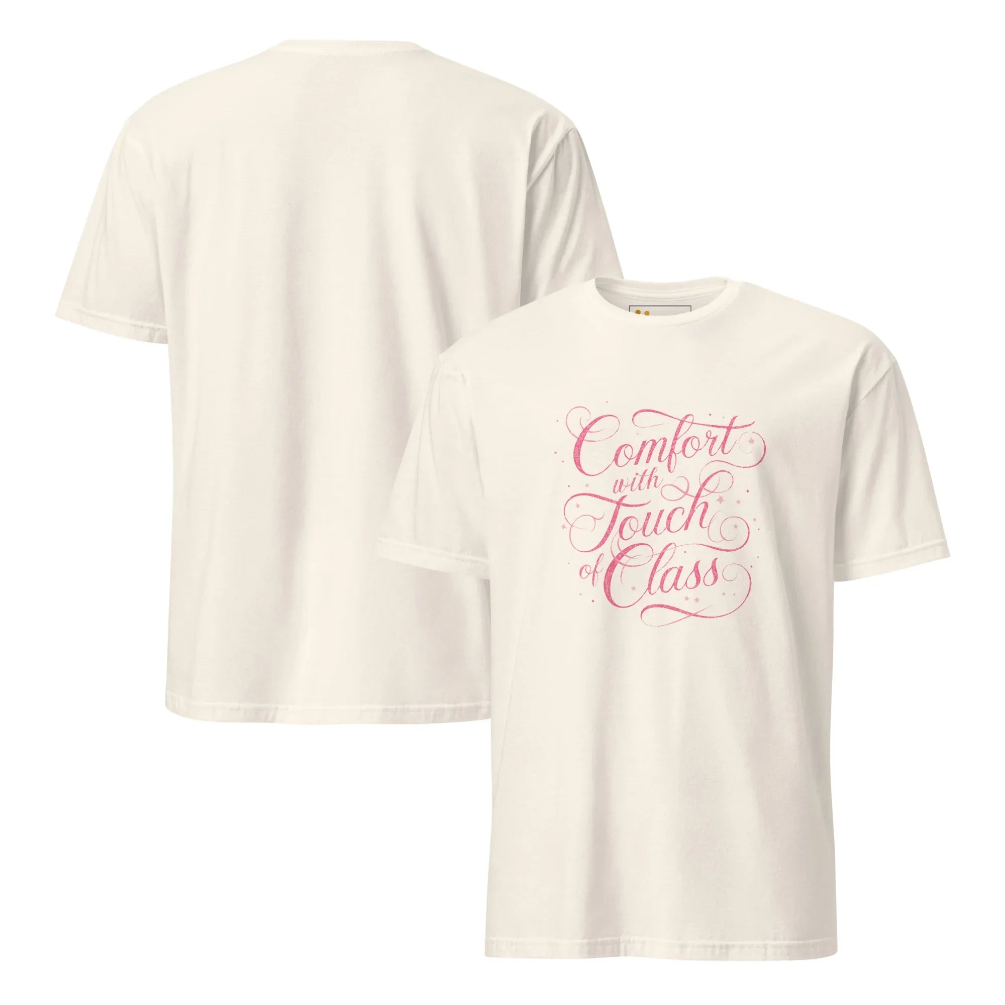 Short-Sleeve Women's T-Shirt | Comfort With Touch Of Class T-Shirt AwRans Clothing unisex-basic-softstyle-t-shirt-natural-front-and-back-67b05e83cef91