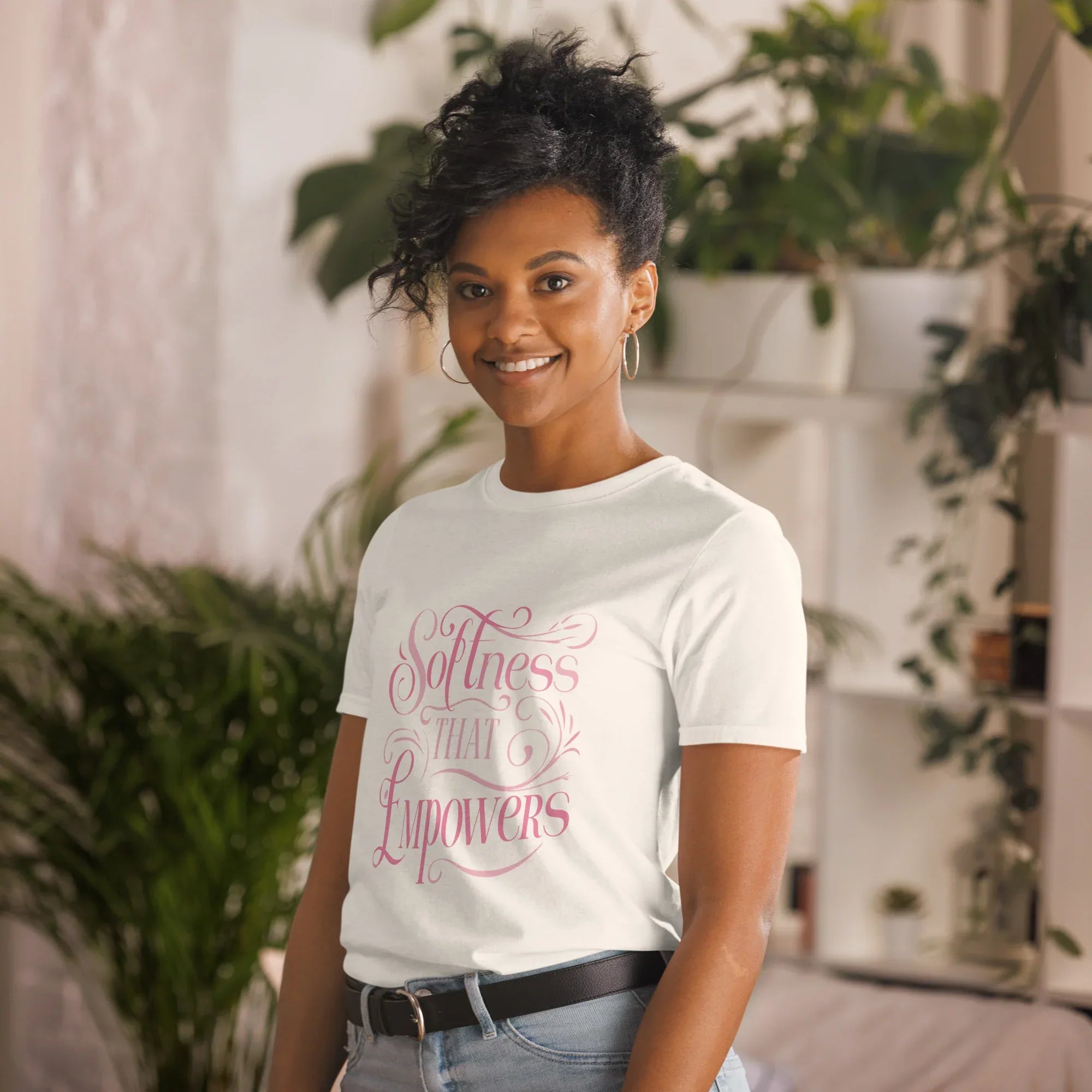Short-Sleeve Women's T-Shirt | Softness That Empowers T-Shirt AwRans Clothing unisex-basic-softstyle-t-shirt-natural-left-front-67b010c805e77