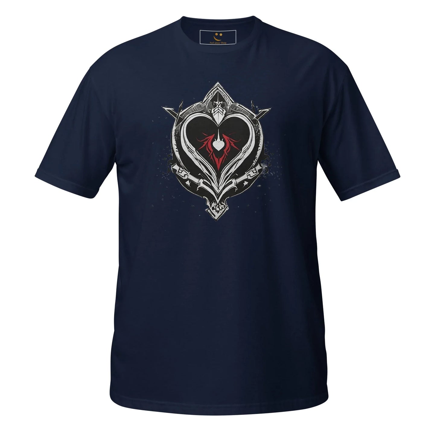 Unisex | Black Heart Candle Short-Sleeve T-Shirt - AwRans Clothing