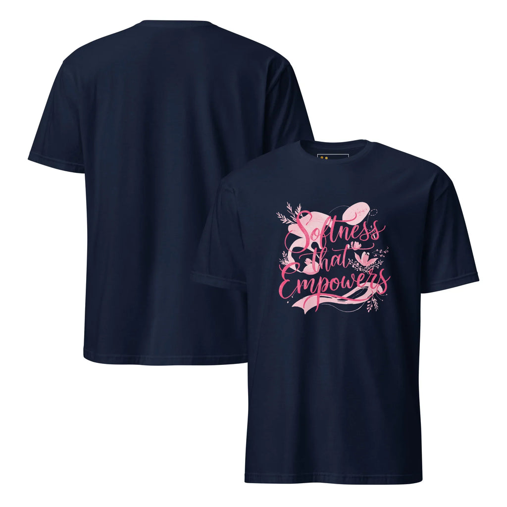 Short-Sleeve Women's T-Shirt | Softness That Empowers T-Shirt AwRans Clothing unisex-basic-softstyle-t-shirt-navy-front-and-back-67b0144cb1033