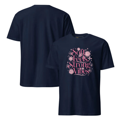 Short-Sleeve Women's T-Shirt | Soft Feels,Strong Vibes - AwRans Clothing