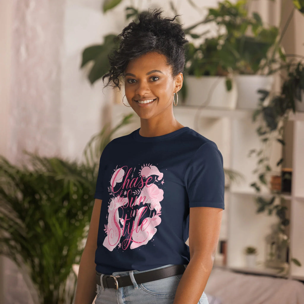 Short-Sleeve Women's T-Shirt | Chase The Sun In Style - AwRans Clothing