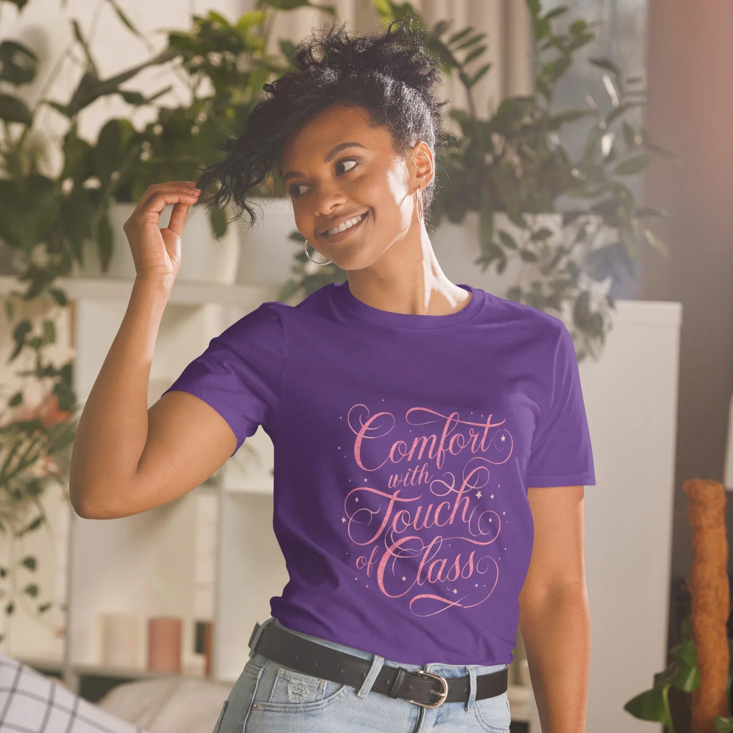 Short-Sleeve Women's T-Shirt | Comfort With Touch Of Class - AwRans Clothing
