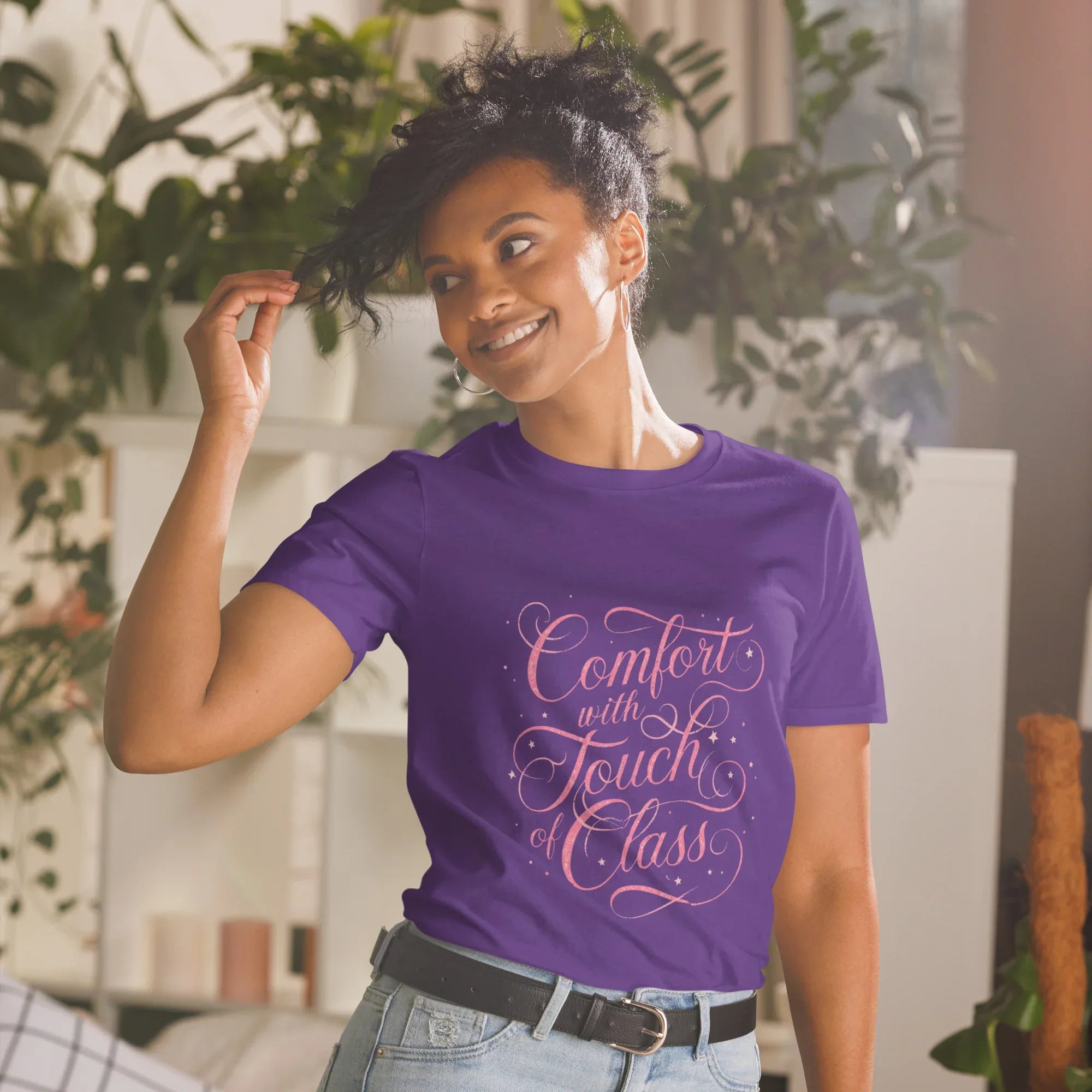 Short-Sleeve Women's T-Shirt | Comfort With Touch Of Class - AwRans Clothing