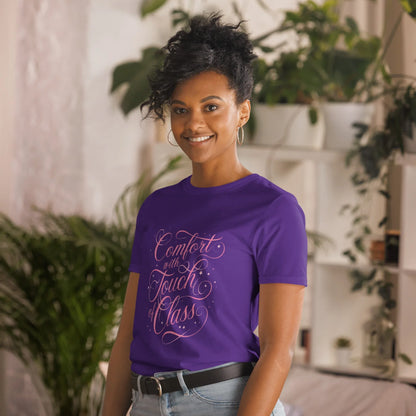 Short-Sleeve Women's T-Shirt | Comfort With Touch Of Class - AwRans Clothing