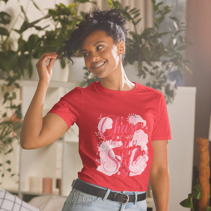 Short-Sleeve Women's T-Shirt | Chase The Sun In Style - AwRans Clothing