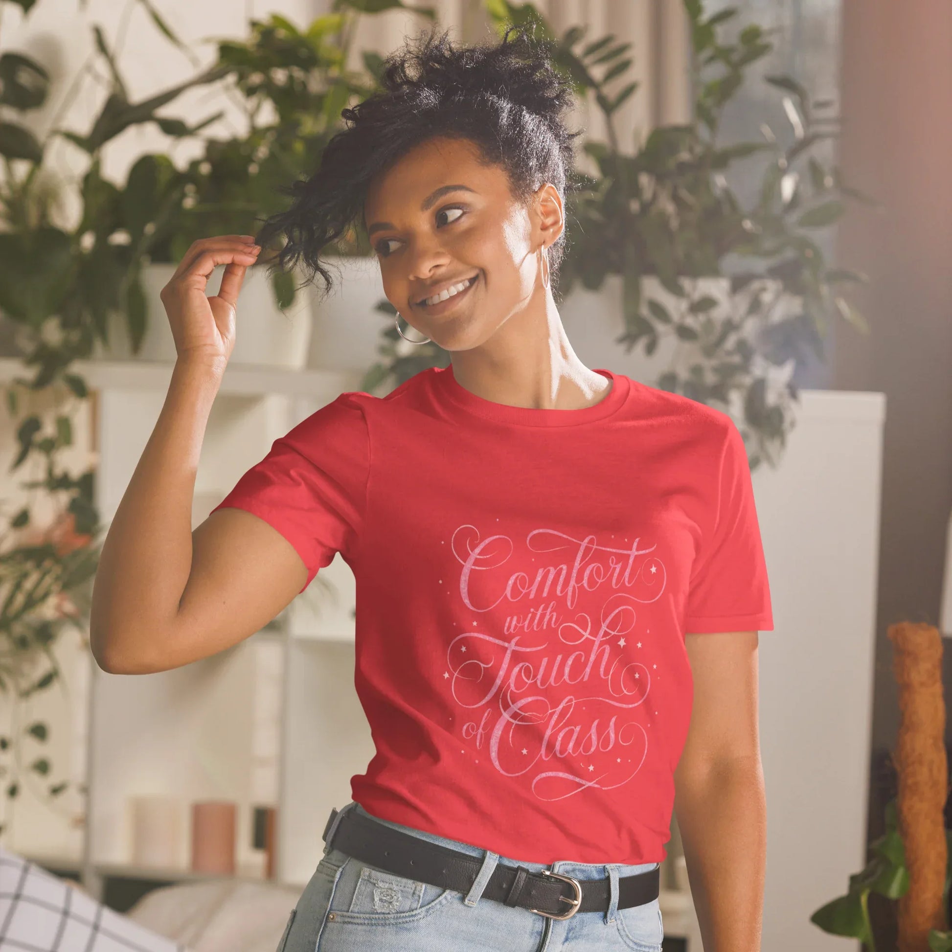 Short-Sleeve Women's T-Shirt | Comfort With Touch Of Class - AwRans Clothing