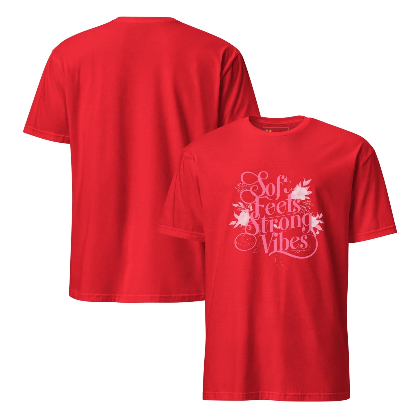 Short-Sleeve Women's T-Shirt | Soft Feels Strong Vibes - AwRans Clothing