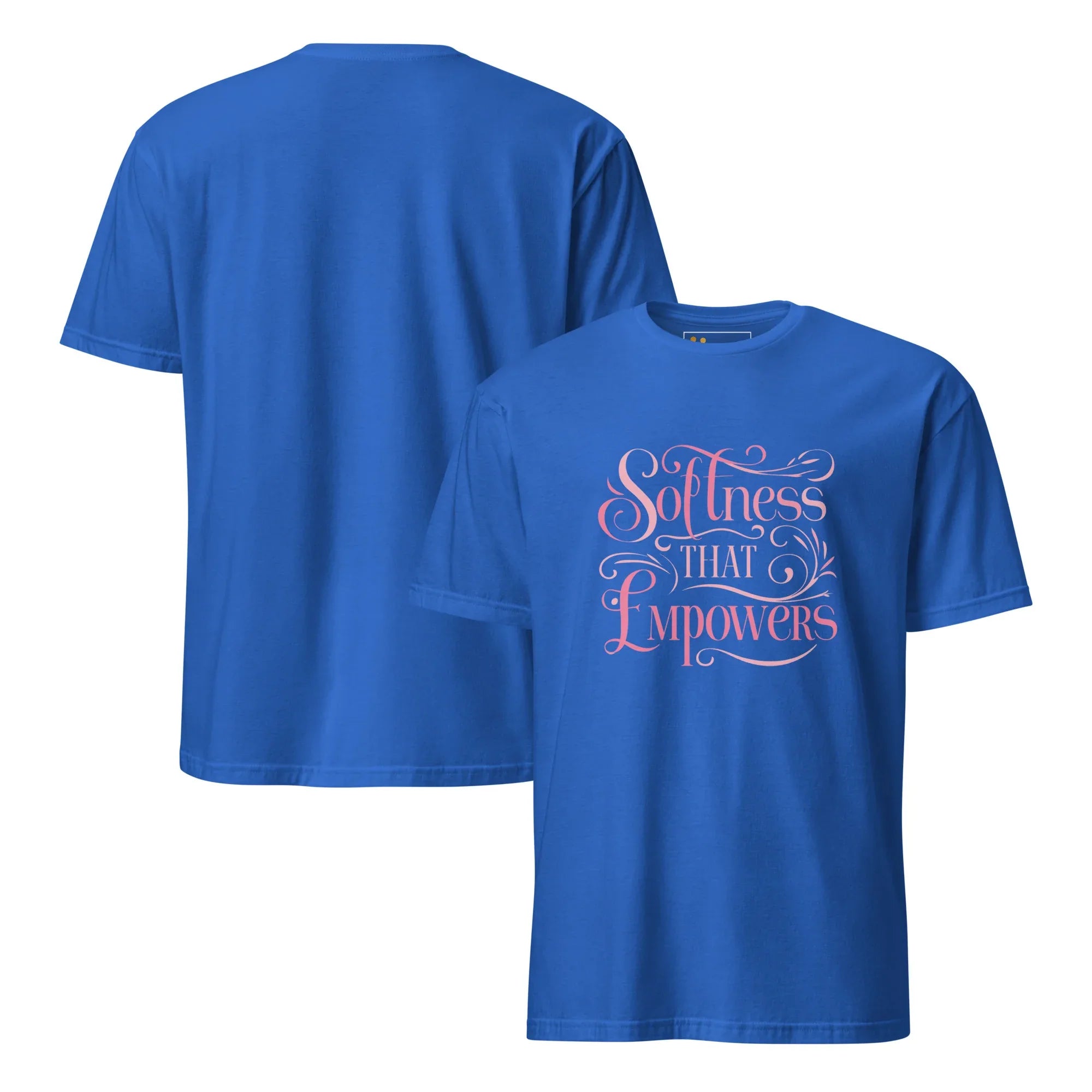 Short-Sleeve Women's T-Shirt | Softness That Empowers T-Shirt AwRans Clothing unisex-basic-softstyle-t-shirt-royal-front-and-back-67b010c6bb1f3