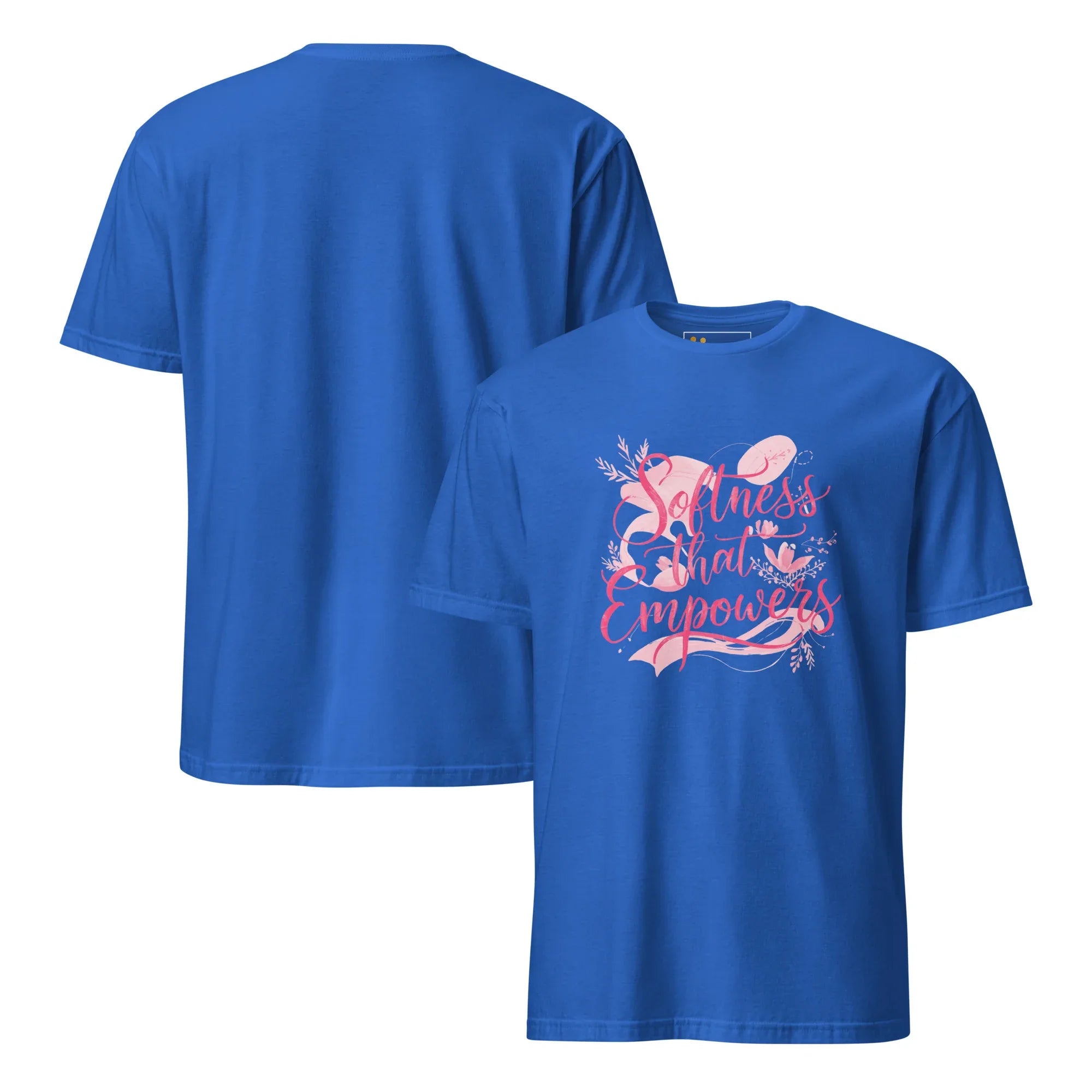 Short-Sleeve Women's T-Shirt | Softness That Empowers T-Shirt AwRans Clothing unisex-basic-softstyle-t-shirt-royal-front-and-back-67b0144cc0835