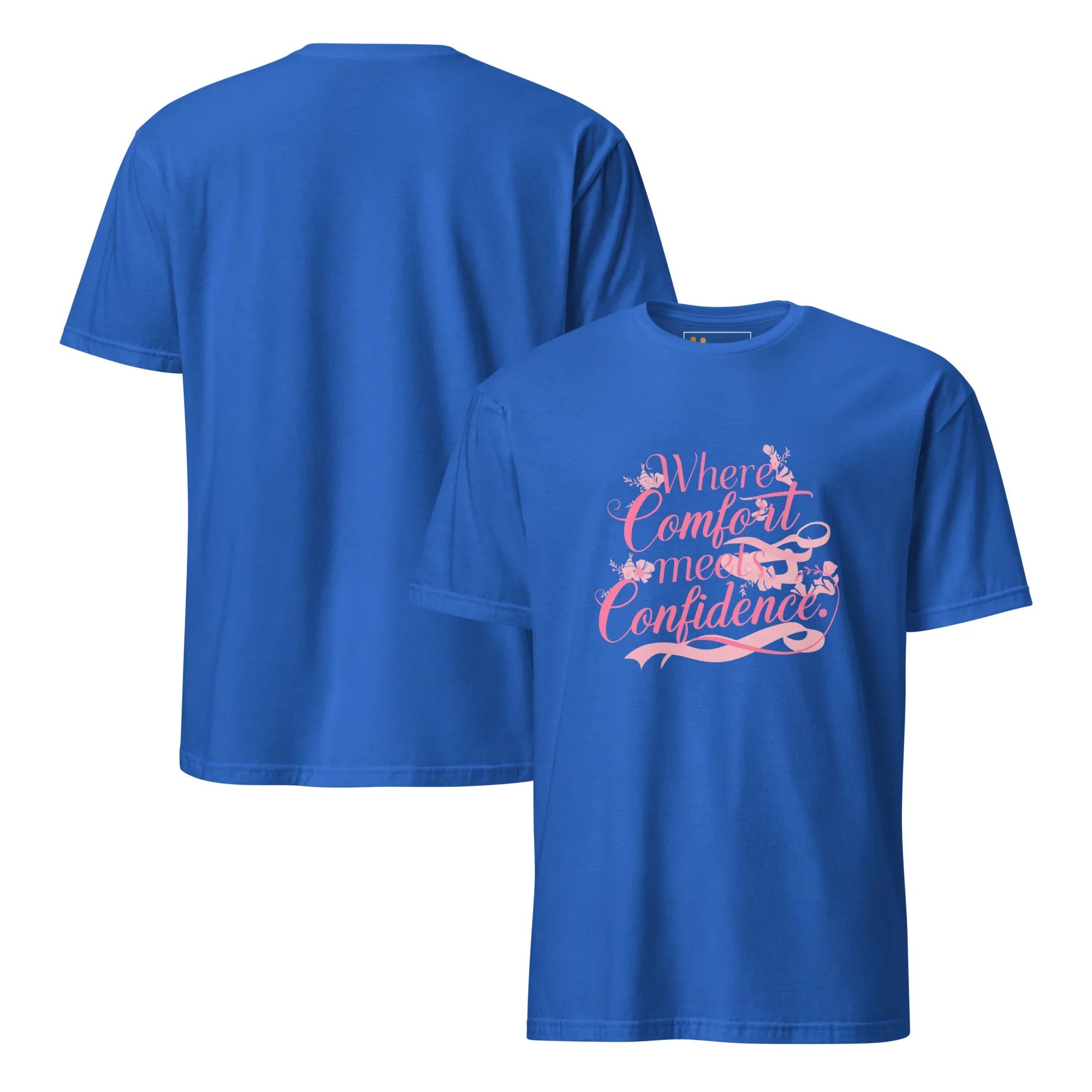 Short-Sleeve Women's T-Shirt | Where Comfort Meets Confidence T-Shirt AwRans Clothing unisex-basic-softstyle-t-shirt-royal-front-and-back-67b05c3eb0f94