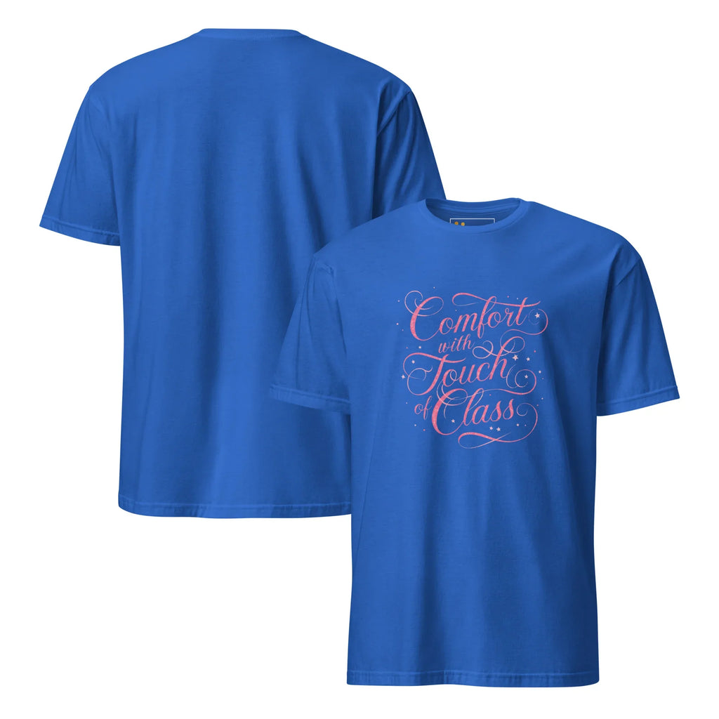Short-Sleeve Women's T-Shirt | Comfort With Touch Of Class T-Shirt AwRans Clothing unisex-basic-softstyle-t-shirt-royal-front-and-back-67b05e83993e6