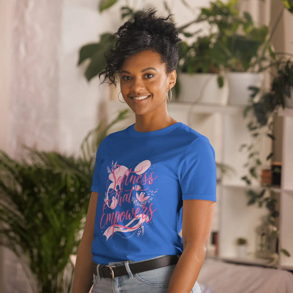 Short-Sleeve Women's T-Shirt | Softness That Empowers T-Shirt AwRans Clothing unisex-basic-softstyle-t-shirt-royal-left-front-67b0144d5cda3