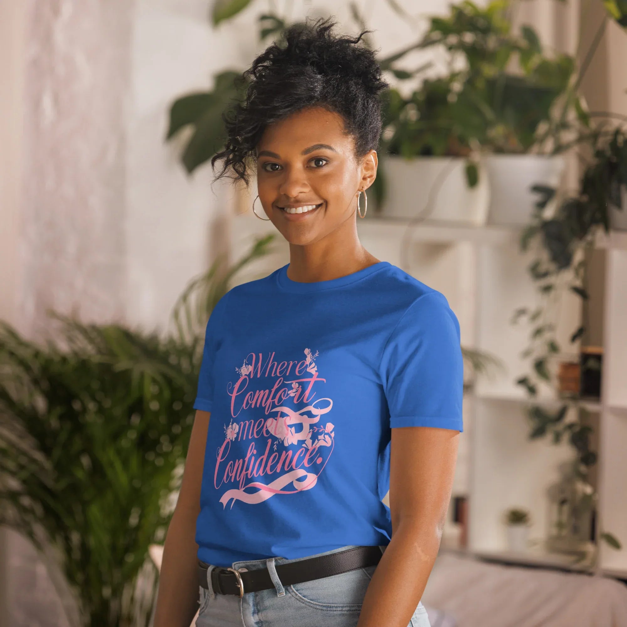 Short-Sleeve Women's T-Shirt | Where Comfort Meets Confidence T-Shirt AwRans Clothing unisex-basic-softstyle-t-shirt-royal-left-front-67b05c3f3aa69