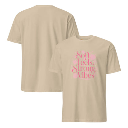 Short-Sleeve Women's T-Shirt | Soft Feels,Strong Vibes - AwRans Clothing