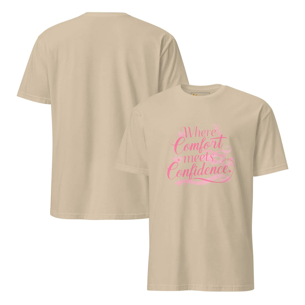 Short-Sleeve Women's T-Shirt | Where Comfort Meets Confidence T-Shirt AwRans Clothing unisex-basic-softstyle-t-shirt-sand-front-and-back-67b05c3ecb4fd
