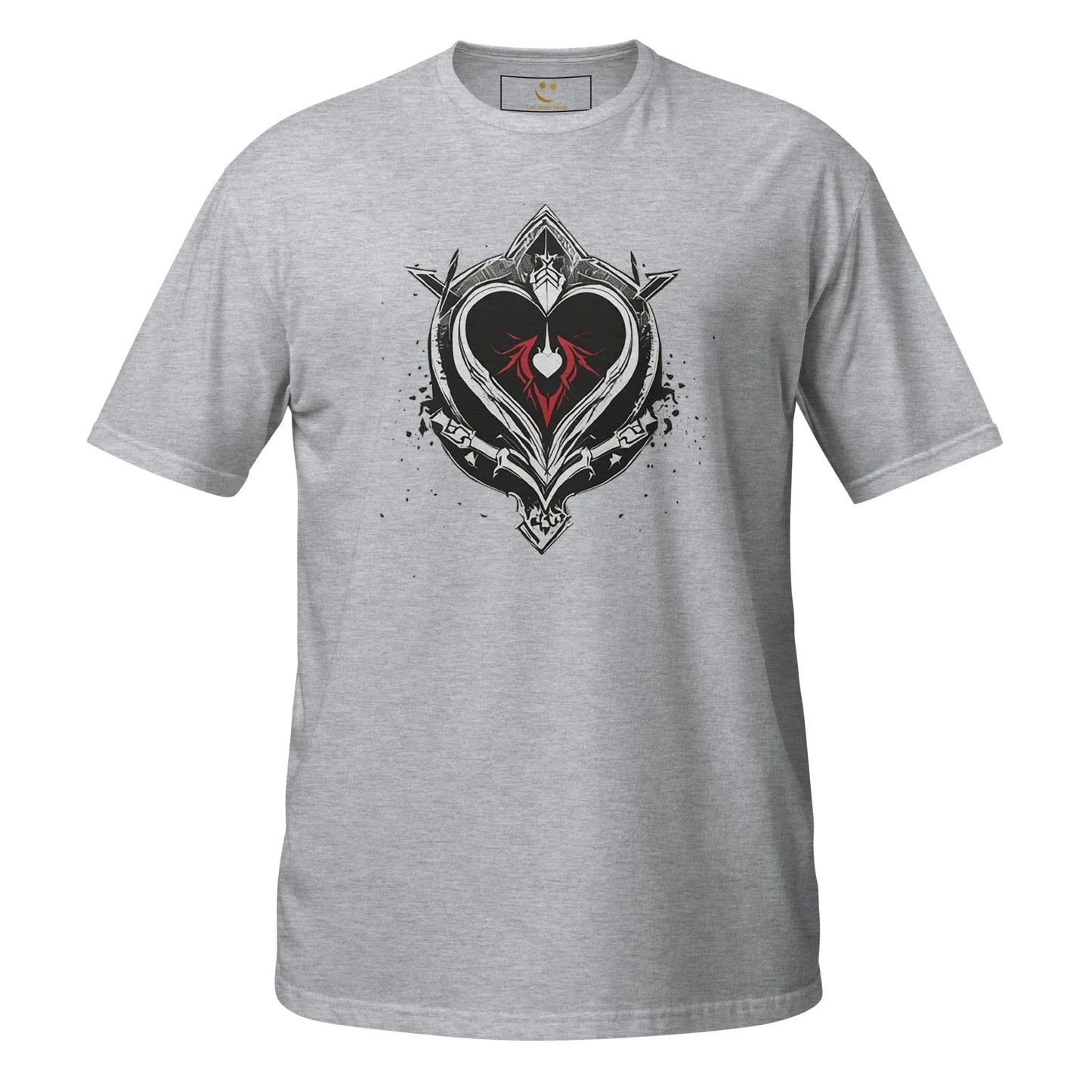 Unisex | Black Heart Candle Short-Sleeve T-Shirt - AwRans Clothing