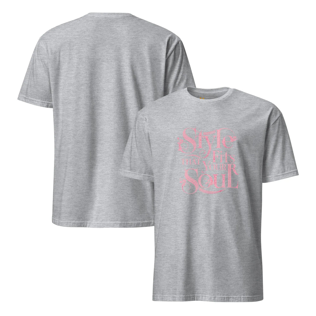 Short-Sleeve Women's T-Shirt | Style That Fits Your Soul T-Shirt AwRans Clothing unisex-basic-softstyle-t-shirt-sport-grey-front-and-back-67b052b3001f3