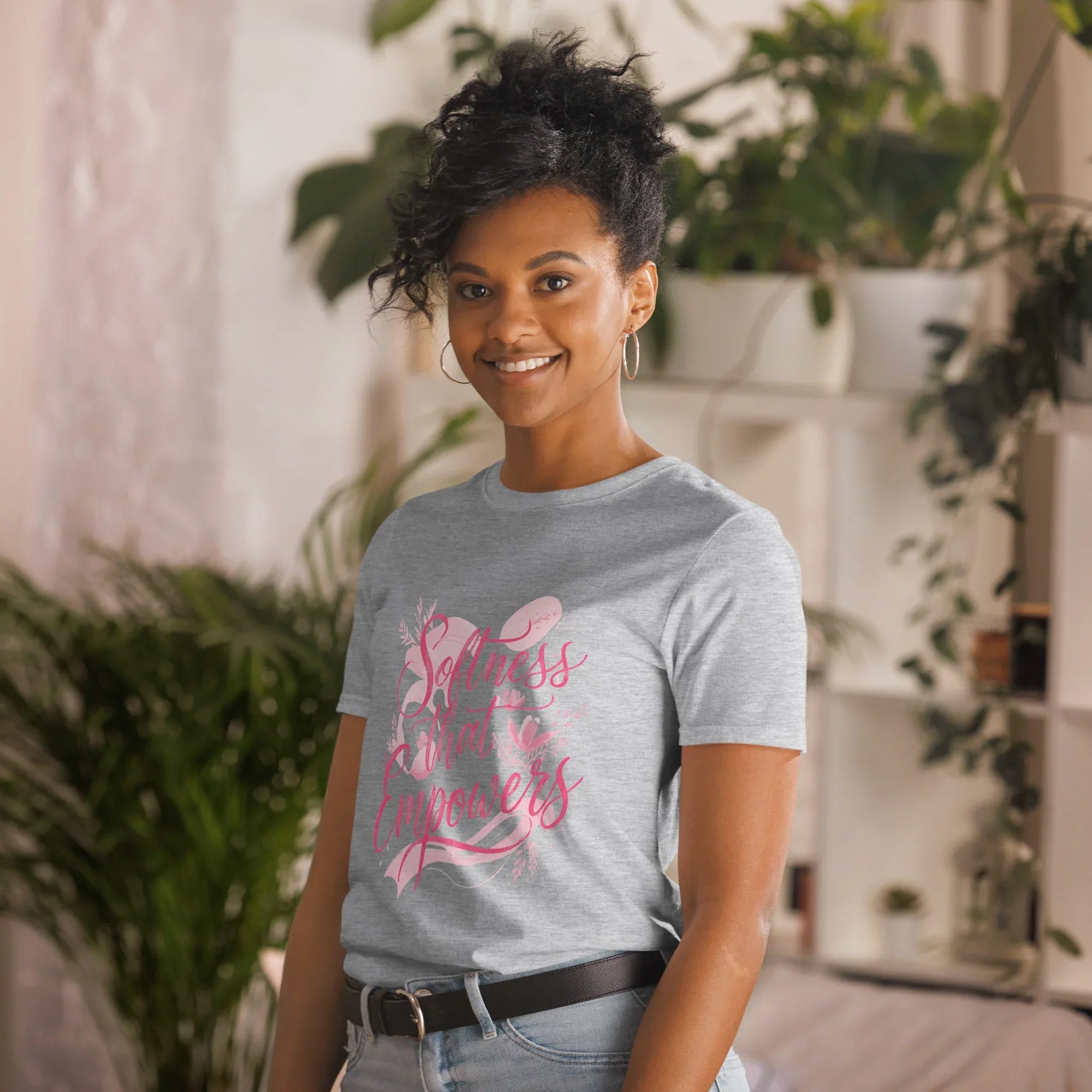 Short-Sleeve Women's T-Shirt | Softness That Empowers T-Shirt AwRans Clothing unisex-basic-softstyle-t-shirt-sport-grey-left-front-67b0144dd5d97