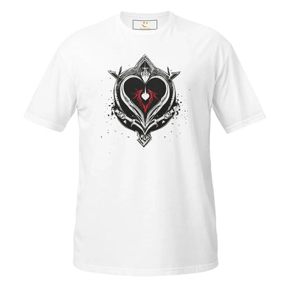 Unisex | Black Heart Candle Short-Sleeve T-Shirt - AwRans Clothing