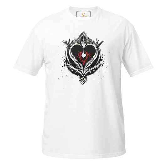 Unisex | Black Heart Candle Short-Sleeve T-Shirt - AwRans Clothing